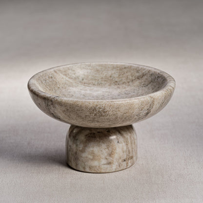 Timeless Footed Marble Bowl - Tray by Carlyle Avenue