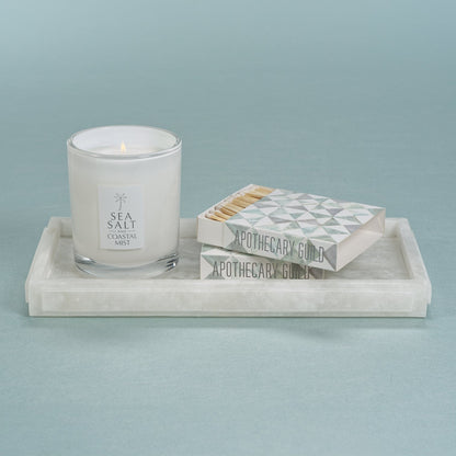 Côte d'Azur Alabaster Vanity Tray - Trays by Carlyle Avenue