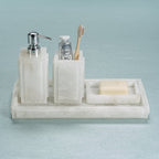 Côte d'Azur Alabaster Vanity Tray - Trays by Carlyle Avenue