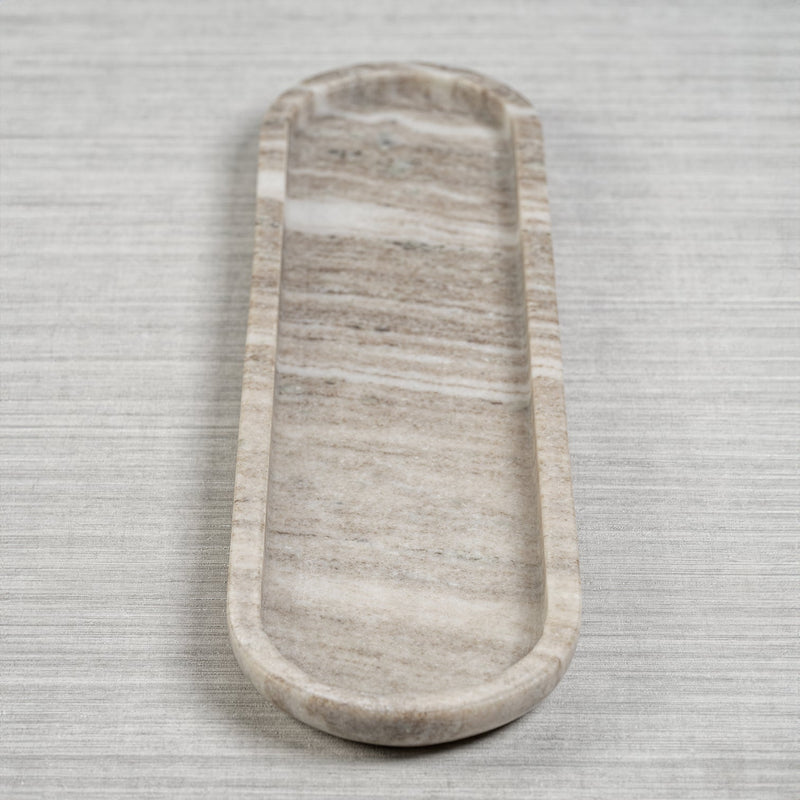 Marble Oval Tray - Decorative Trays by Carlyle Avenue
