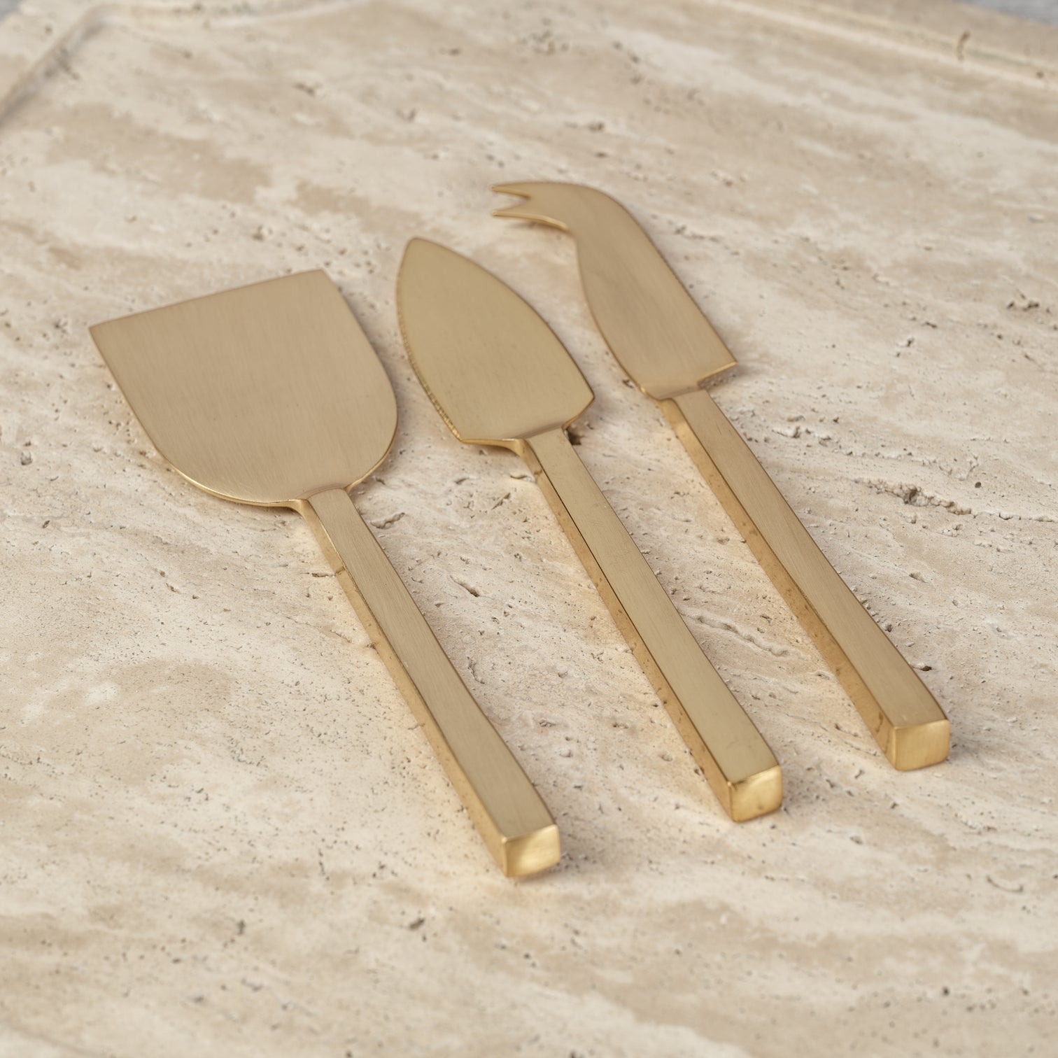Cheese Slicer and Server Set - Gold - Cheese Knives by Carlyle Avenue