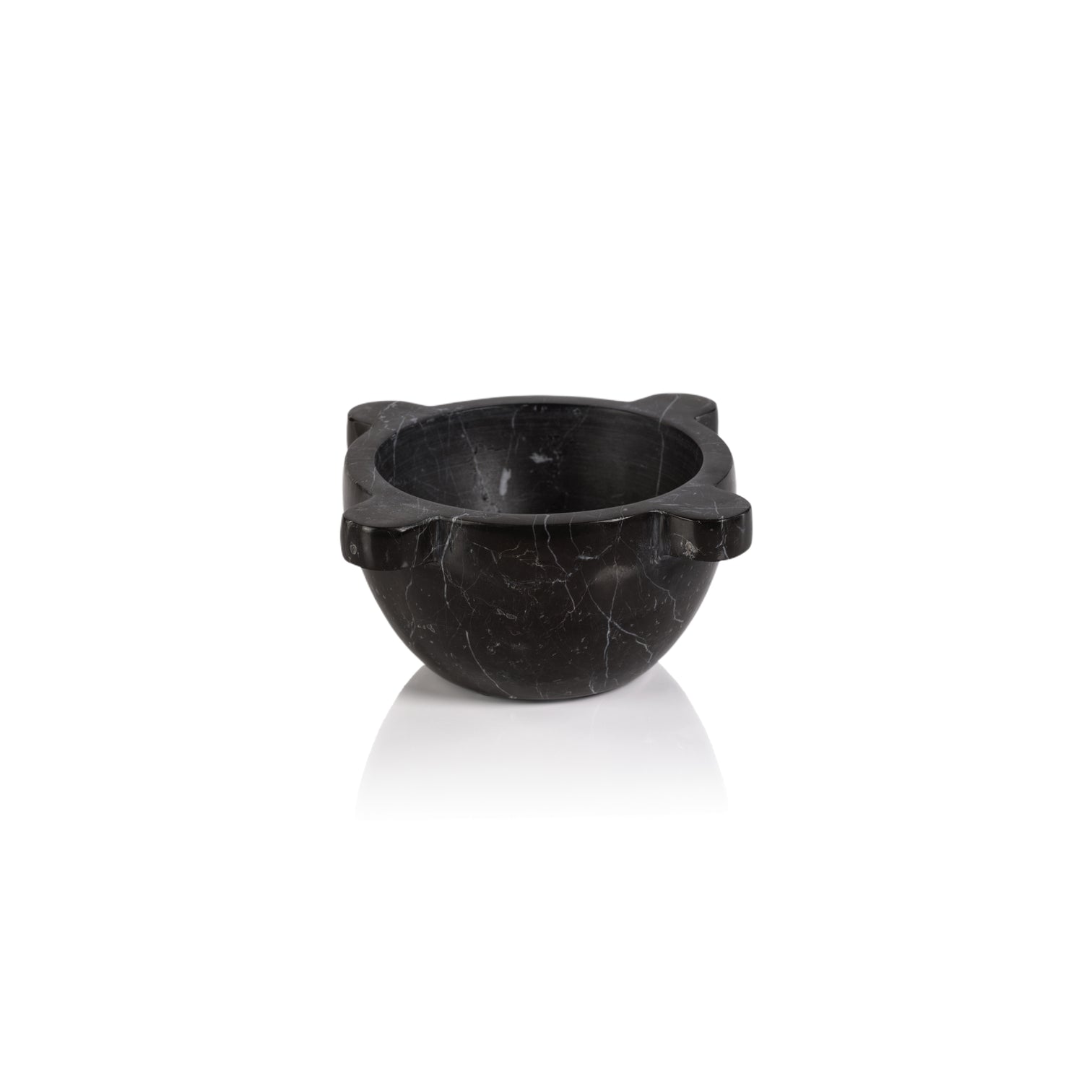 Roma Marble Mortar / Condiment Bowl - Black