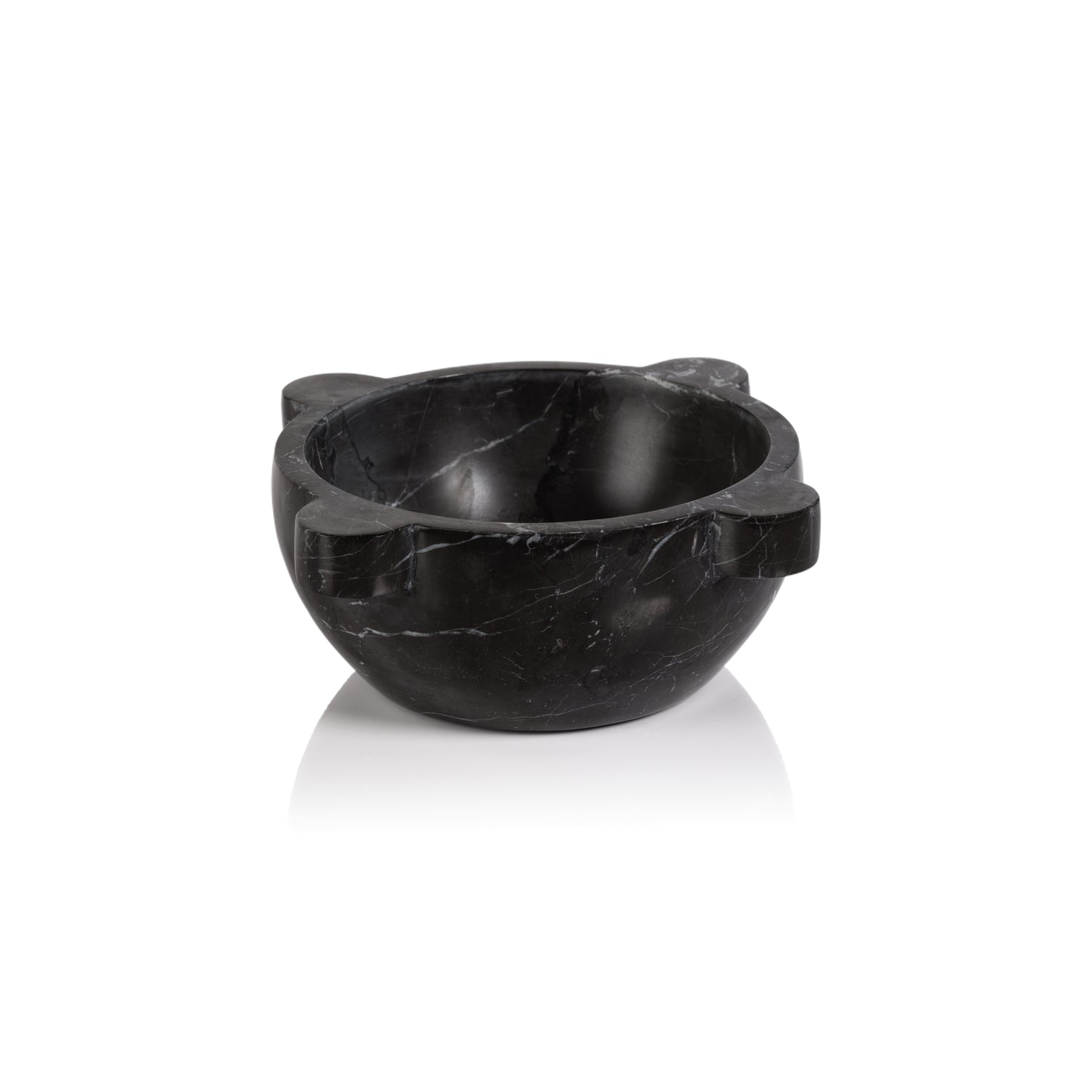 Roma Marble Mortar / Condiment Bowl - Black