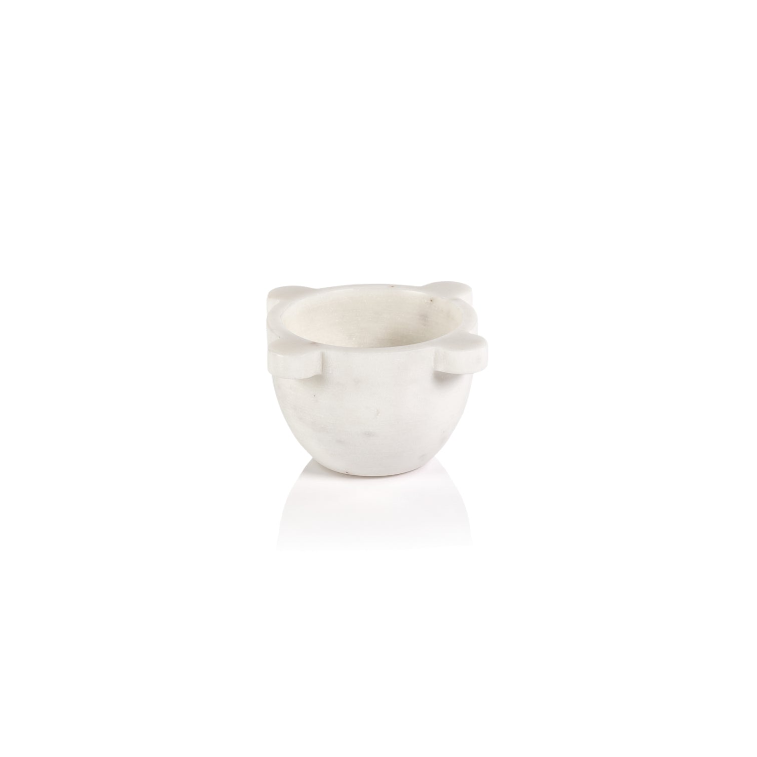Roma Marble Mortar / Condiment Bowl - White