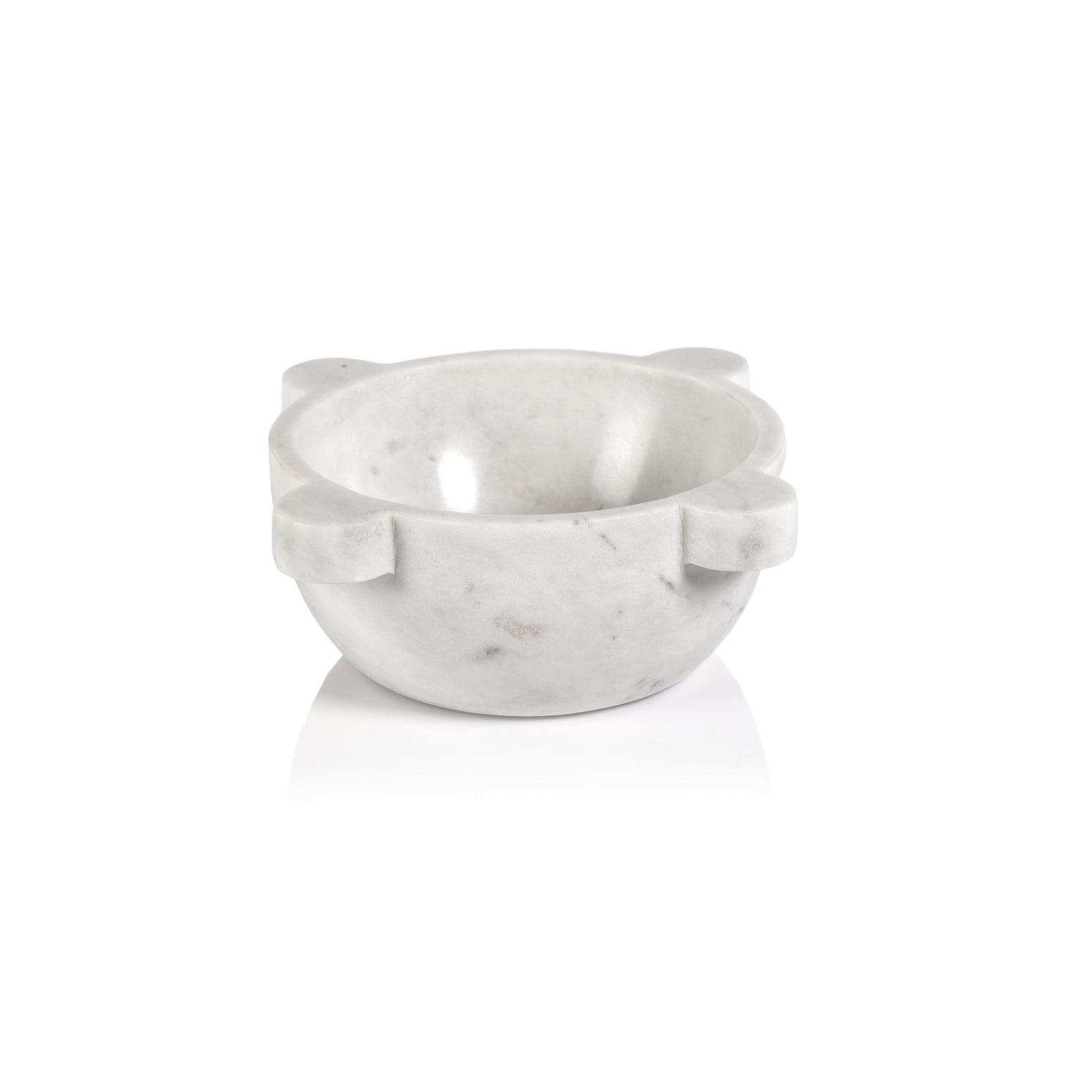Roma Marble Mortar / Condiment Bowl - White