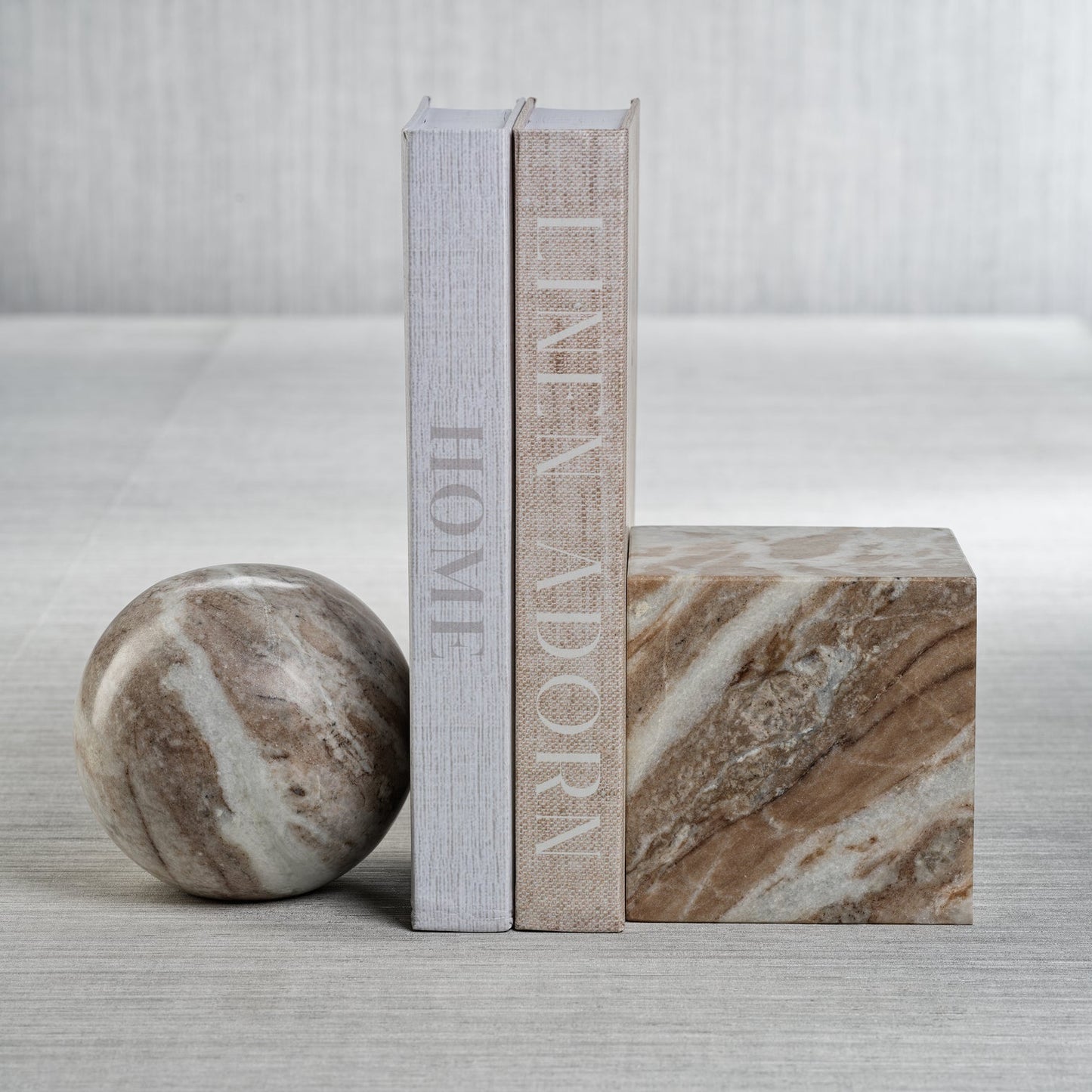 Arabescato Marble Bookend