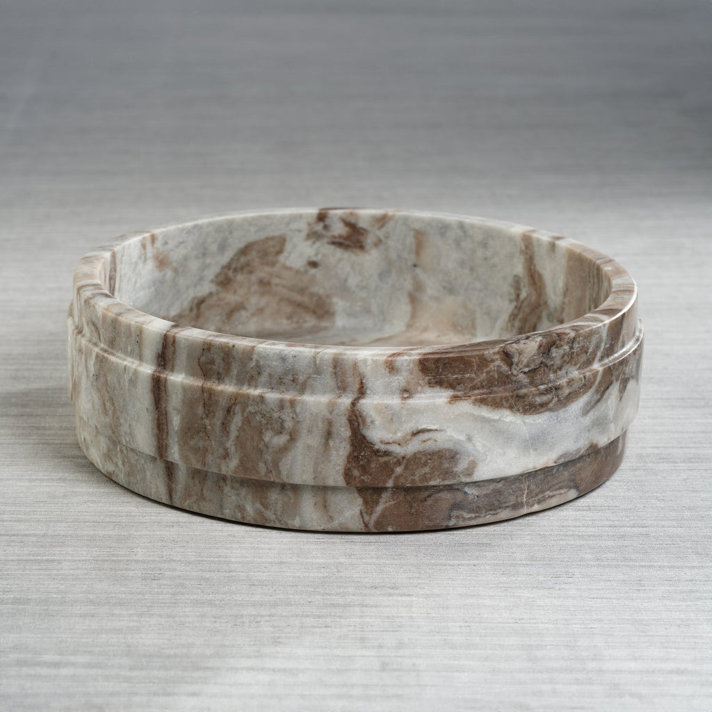 Arabescato Marble Bowl - Decorative Bowls by Carlyle Avenue