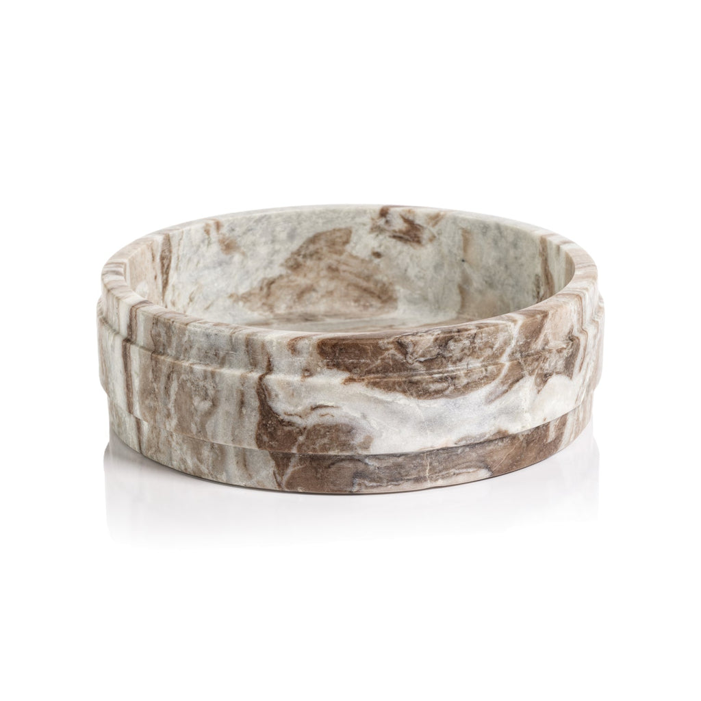 Arabescato Marble Bowl - Decorative Bowls by Carlyle Avenue
