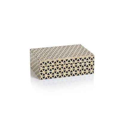 Klosters Geometric Pattern Inlaid Box - Boxes by Carlyle Avenue