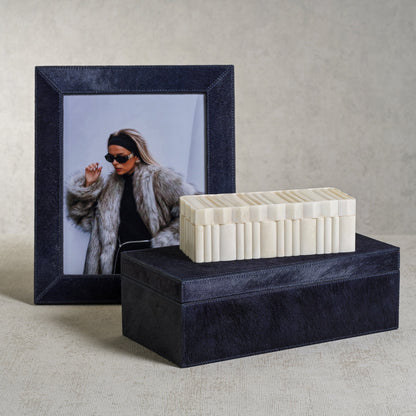 Corviglia White Bone Scalloped Box - Boxes by Carlyle Avenue