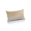 Corviglia Hair On Hide Leather Throw Pillow - Tan - Throw Pillow by Carlyle Avenue