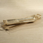 Golden Textured Aluminum Tray - Trays by Carlyle Avenue