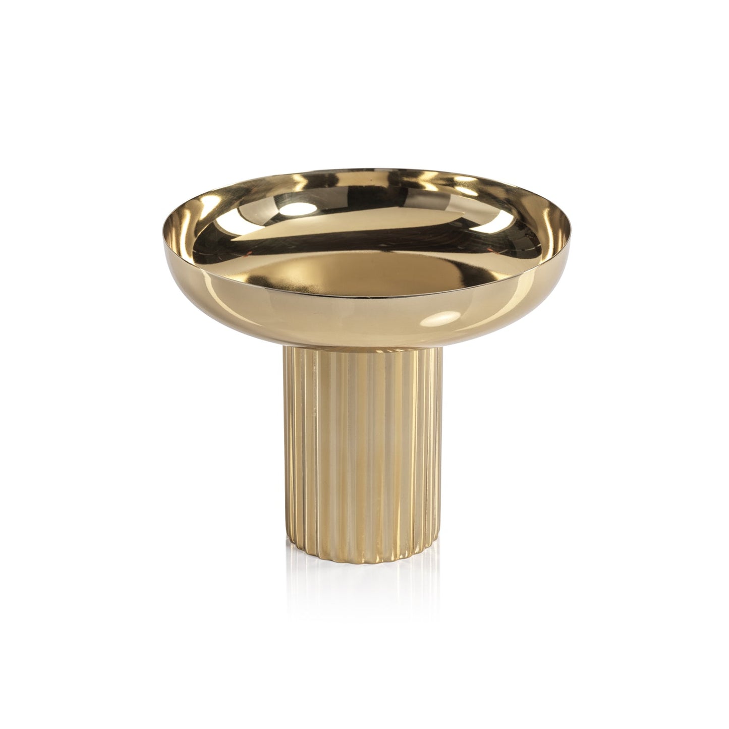 Footed Tray - Polished Gold