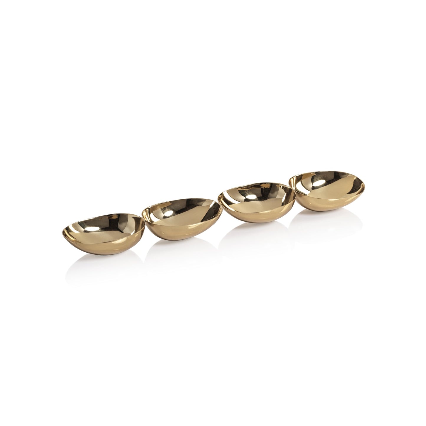 Four-Tier Nut Bowl - Polished Gold