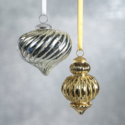 Twinkling Swirl Silhouette Ornament - Holiday Ornaments by Carlyle Avenue