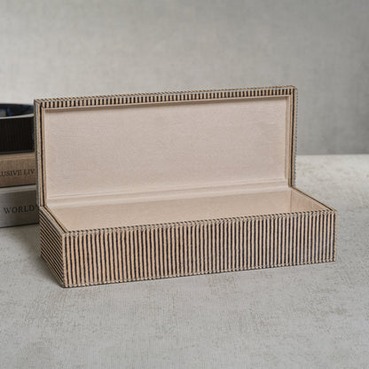 Miramonti Hair On Hide Leather Box - Decorative Accessories by Carlyle Avenue