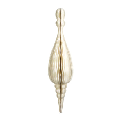 Wish Paper Elongated Droplet Pendant - Holiday Ornaments by Carlyle Avenue