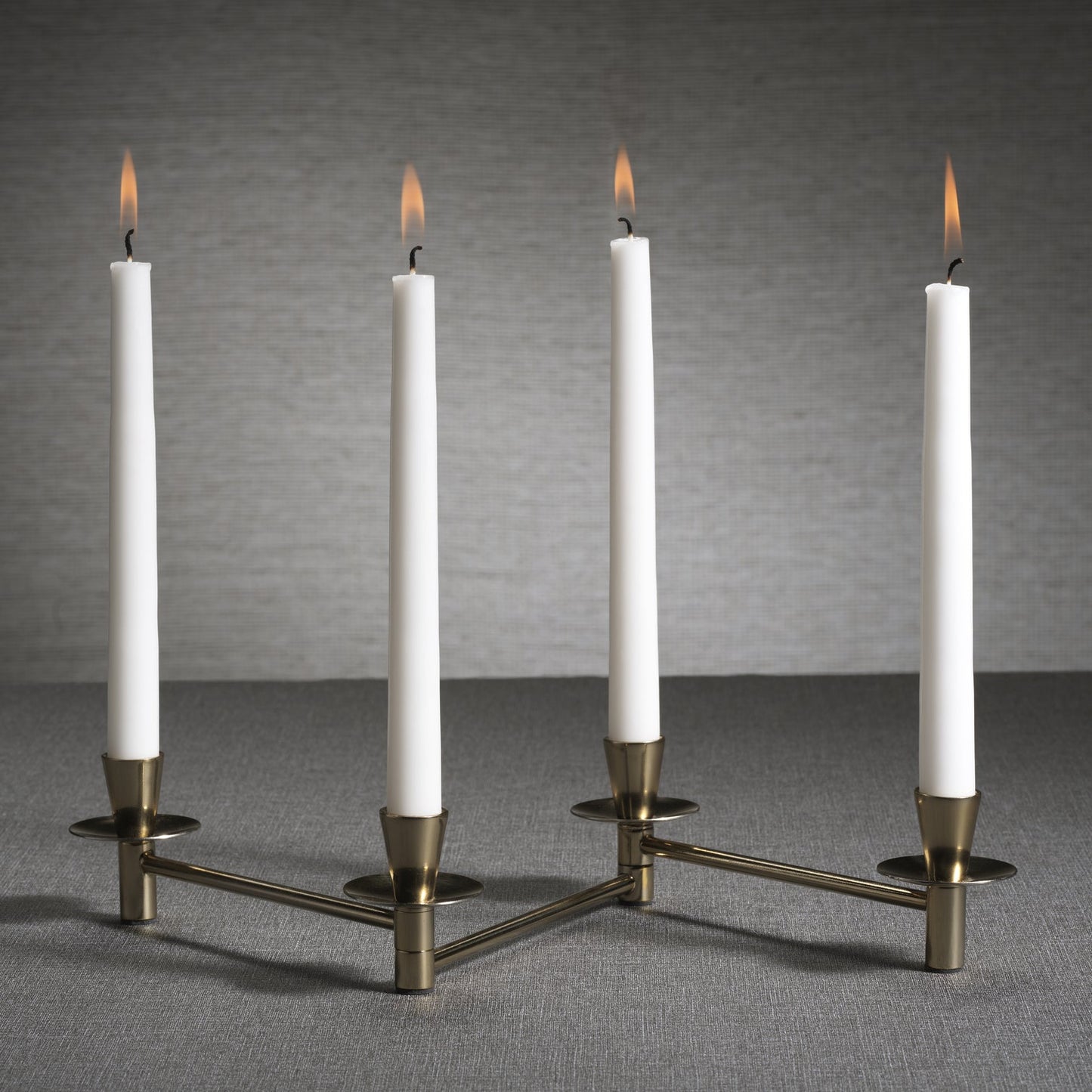 4-Tier Expandable Taper Holder - Polished Gold