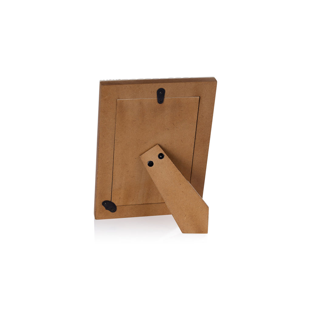 Sóller Ribbed Ivory Resin Photo Frame - Picture Frames by Carlyle Avenue