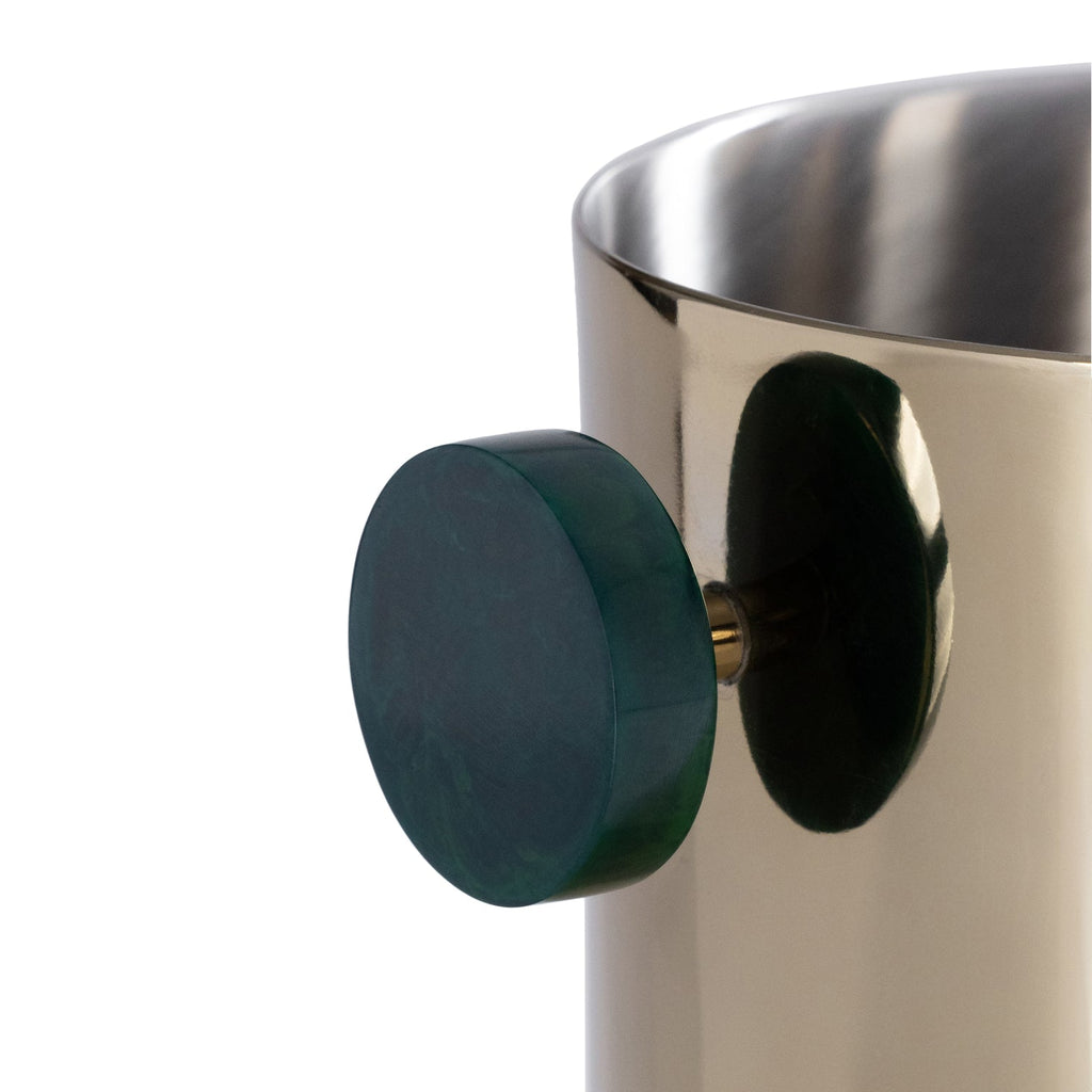 Spiga Ice Bucket - Gold & Green - CARLYLE AVENUE