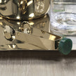Spiga Ice Tong - Gold & Green
