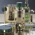Spiga Cocktail Shaker - Gold & Green - Barware by Carlyle Avenue