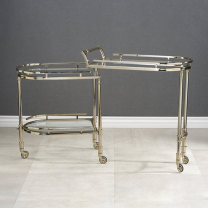 Spiga Gold Bar Cart - Furniture by Carlyle Avenue