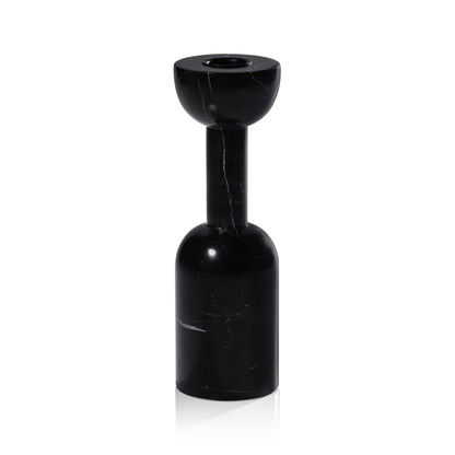 Kyoto Modern Candle Holder - Black Marqunio - Candle Holders by Carlyle Avenue
