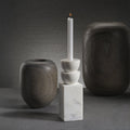 Stacked Design Marble Candle Holder - Candle Holders by Carlyle Avenue