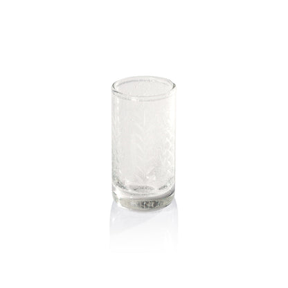 Tuscan Handmade Etched Sipping Glass - SINGLE - Drinkware by Carlyle Avenue
