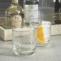 Tuscan Handmade Etched Glass Tumbler - Set of 4 - Drinkware by Carlyle Avenue