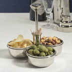 Basso Condiment Trio w/ Cocktail Pick Holder - Barware by Carlyle Avenue