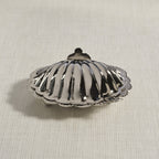 Cap Ferrat Fan Shell Lidded Bowl with Spoon - Serveware by Carlyle Avenue