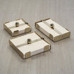Basso Napkin Holder Collection - Polished Gold - Napkin Holder by Carlyle Avenue