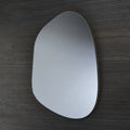 Contour Iron Wall Mirror - Dark Oak 27" - Wall Mirror by Carlyle Avenue