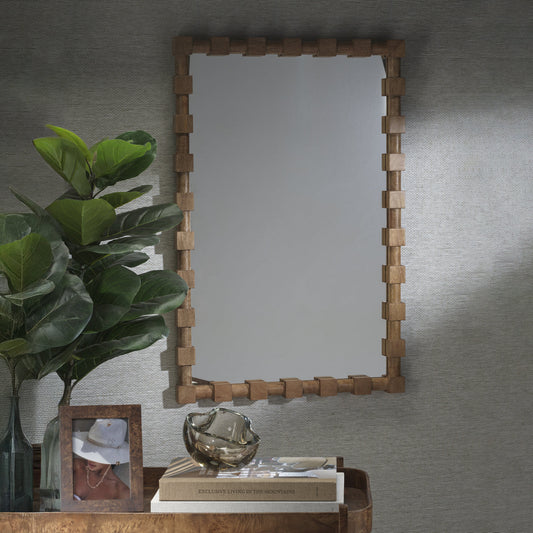 Cadier Wooden Wall Mirror - Wall Mirror by Carlyle Avenue