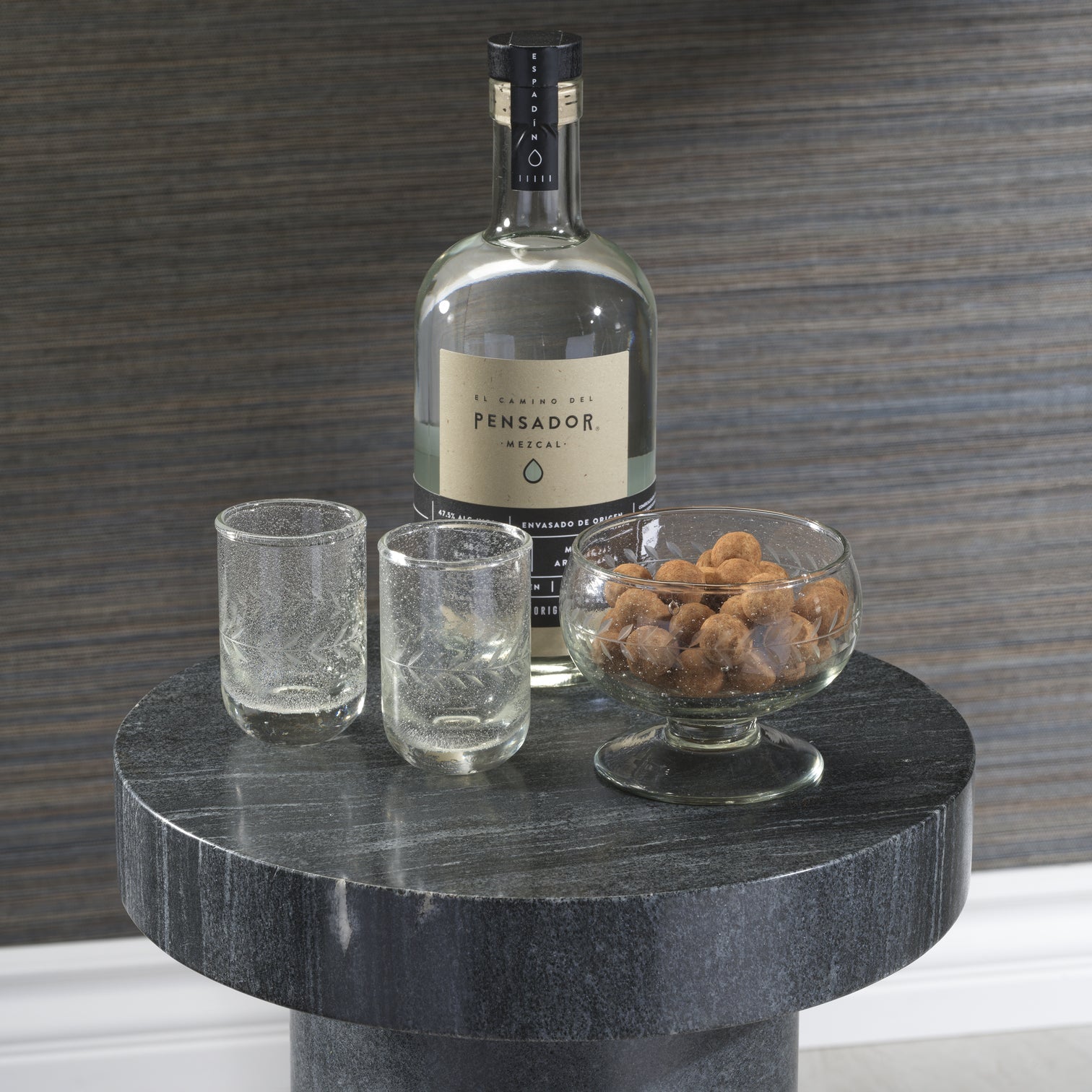 Nico Marble Cocktail Table - Midnight Black - Furniture by Carlyle Avenue