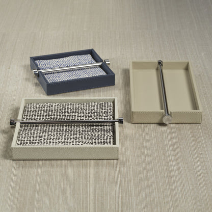 Sotto Leather Napkin Holder - CARLYLE AVENUE