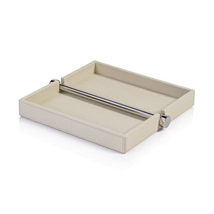Sotto Leather Napkin Holder - CARLYLE AVENUE