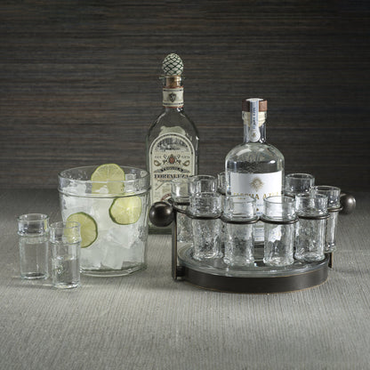 Agave Ten Shot Tequila Set with Ice Bucket - Barware by Carlyle Avenue