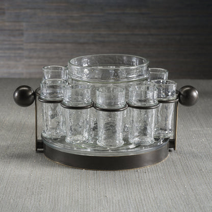 Agave Ten Shot Tequila Set with Ice Bucket - Barware by Carlyle Avenue