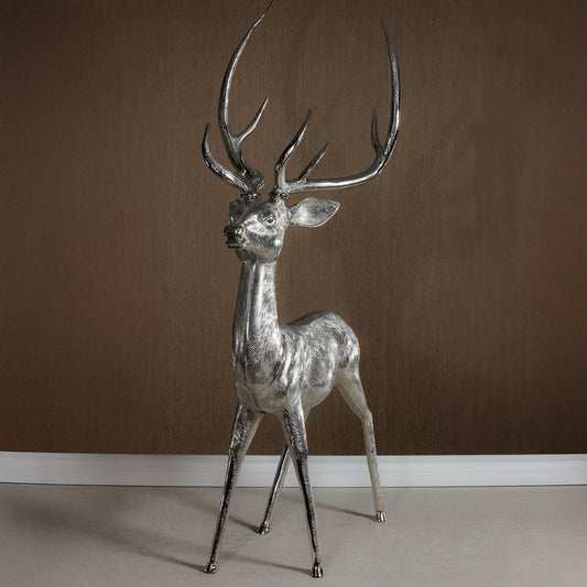 Corviglia Standing Alloy Deer