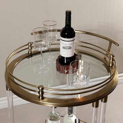 Opus Round Bar Cart / Trolley
