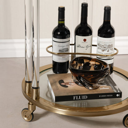 Opus Round Bar Cart / Trolley - Small
