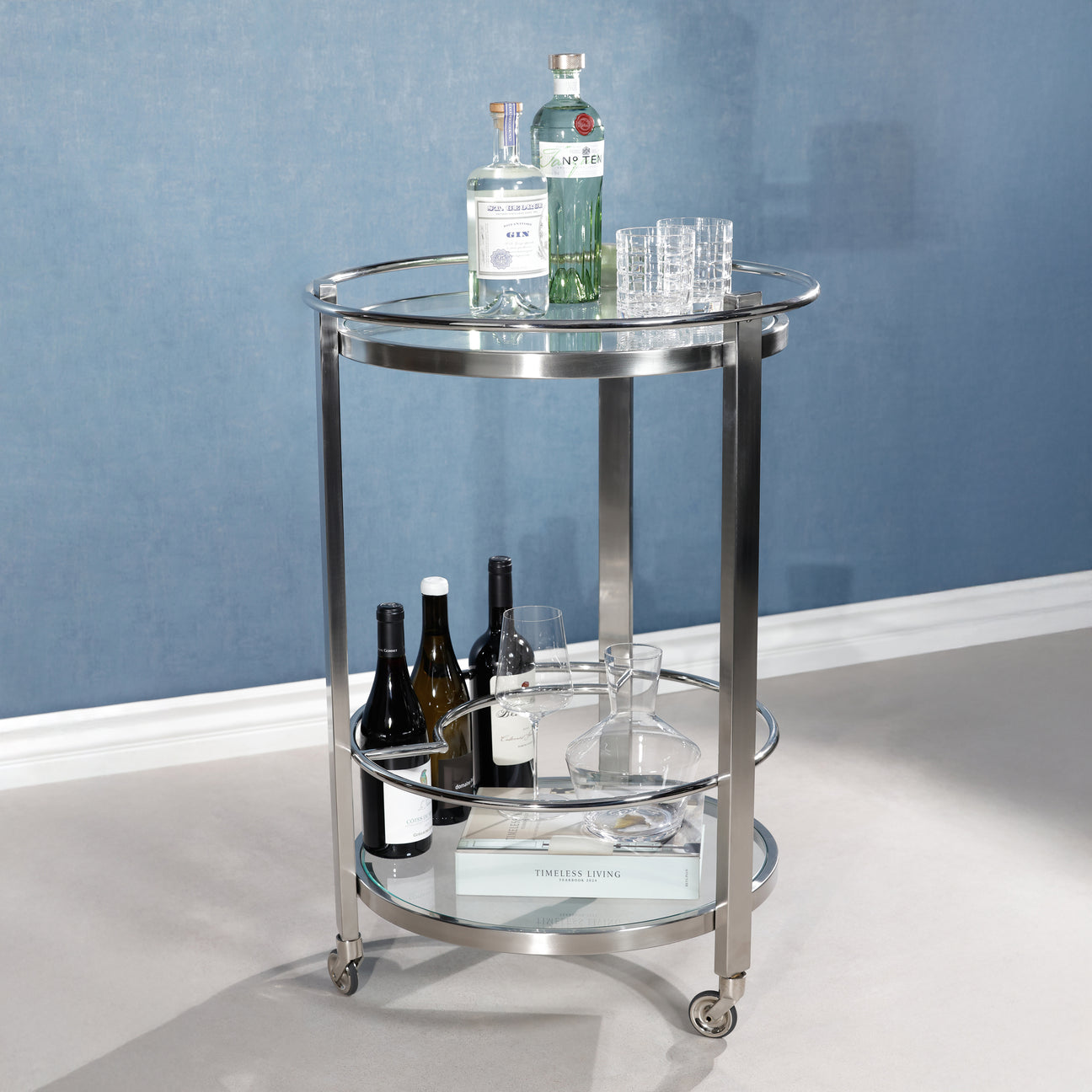 Élan Round Bar Cart / Trolley