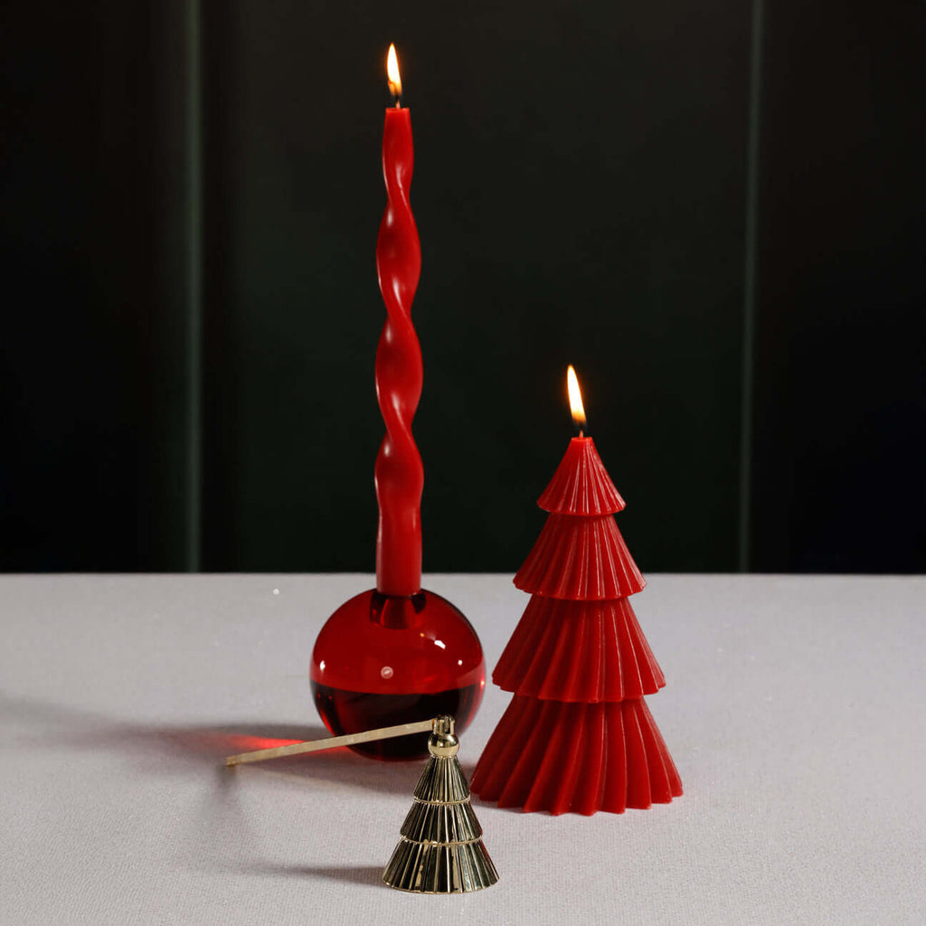 Holiday Tree Candle Snuffer - Gold - CARLYLE AVENUE