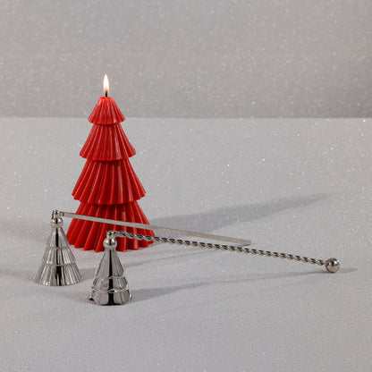 Holiday Tree Candle Snuffer - Silver - Candle Accessories by Carlyle Avenue