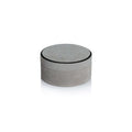 Arden Suede Leather Round Box - CARLYLE AVENUE