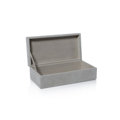 Arden Suede Leather Box - CARLYLE AVENUE