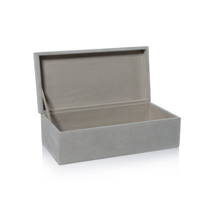 Arden Suede Leather Box - CARLYLE AVENUE